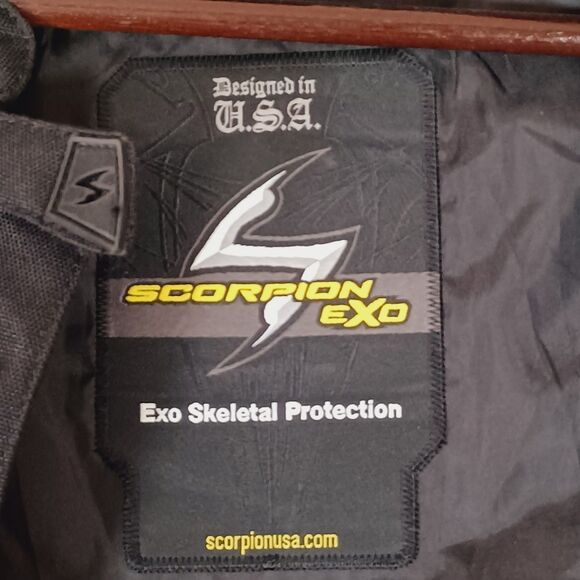 Scorpion Exo Jacket Womens XL Get Stung Water Resistant Motorcycle Armor Style - Picture 6 of 15